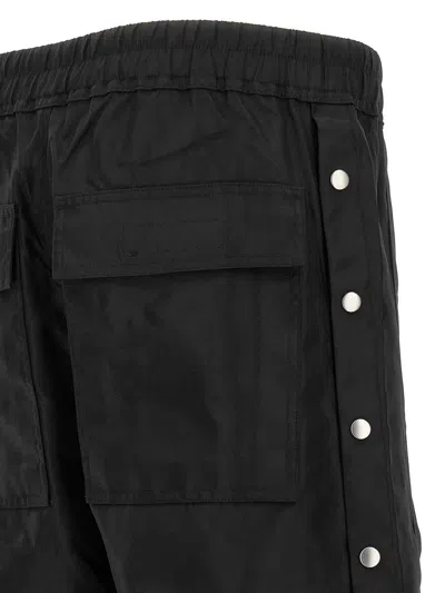 Drkshdw Black Nylon Pusher Trousers In Black