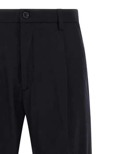 Department Five Gin Pintucks Trousers In Blue