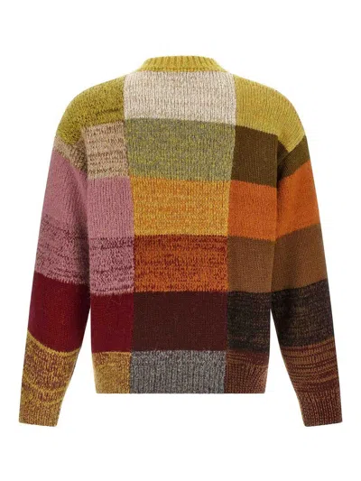 Dries Van Noten Multicolor Wool Sweater In Multi
