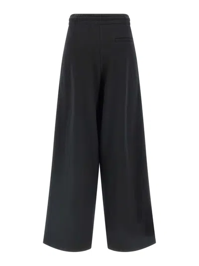 Dries Van Noten Pleated Drawstring Track Pants In Black