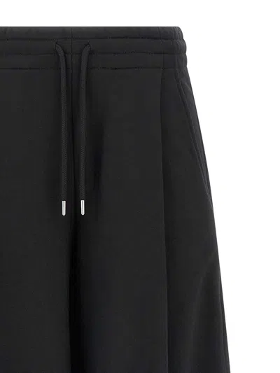 Dries Van Noten Pleated Drawstring Track Pants In Black