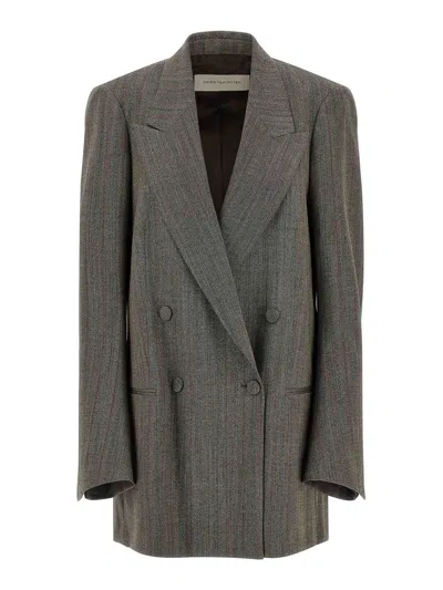 Dries Van Noten Blink Blazer In Gray