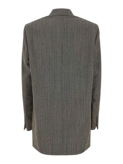 Dries Van Noten Blink Blazer In Gray
