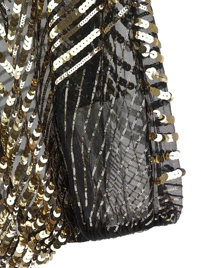 Pucci Sheer Blouse With Long Sleeves And Sequins In Black