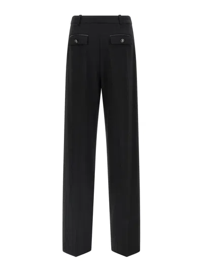 Elisabetta Franchi Fluid Cady Pants In Black