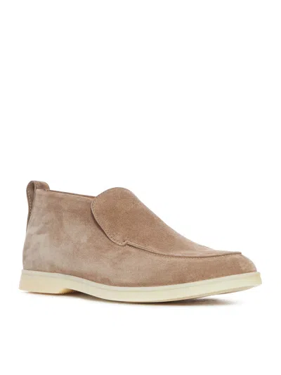 Henderson Slip-on Suede Ankle Boot In Nude