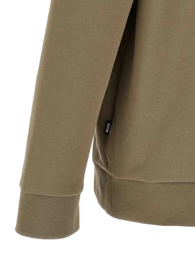 Hugo Boss 'c-spence 01' Hoodie In Brown