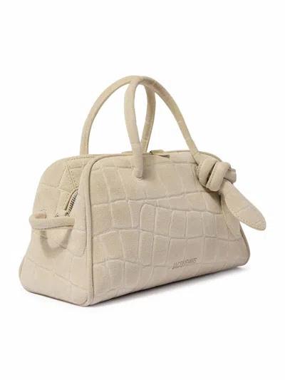 Jacquemus Turismo Bag Small In Neutral