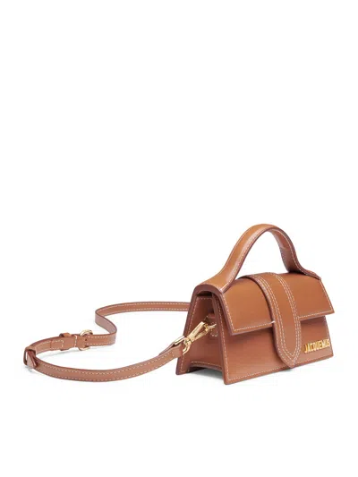 Jacquemus Women Light Brown The Bambino Mini Handbag In Brown