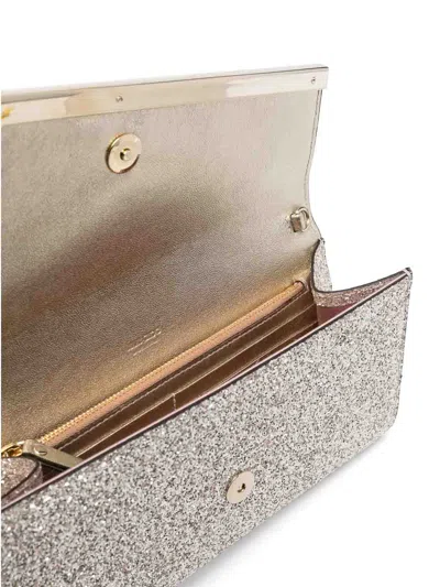 Jimmy Choo Emmie Clutch In White