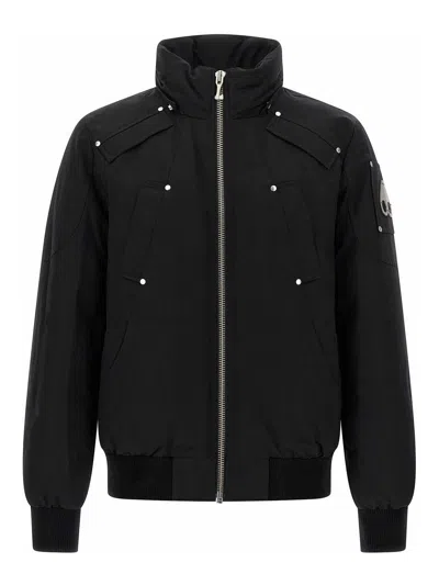 Moose Knuckles Original Ballistic Down Jacket In Black