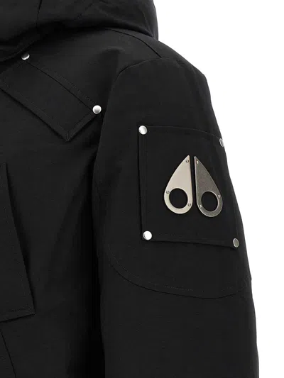 Moose Knuckles Original Ballistic Down Jacket In Black