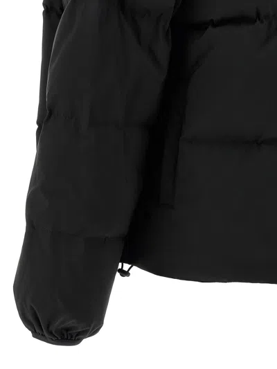 Mm6 Maison Margiela Black Convertible Padded Jacket In Black