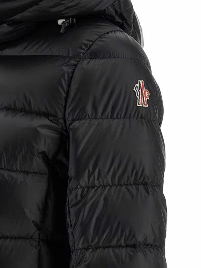 Moncler Grenoble Armoniques Button-up Down Jacket In Black
