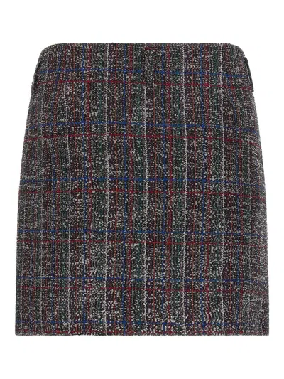 Missoni High Waist Mini Skirt With Sequin Embellishment In Multi