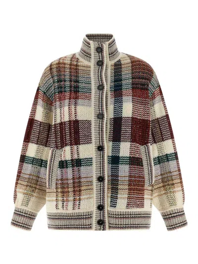Missoni Wool Cardigan Sweaters And Cardigans Multicolor In Multi