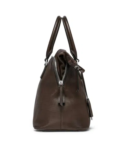 Maison Margiela 5ac Loved To Death Medium Bag In Brown