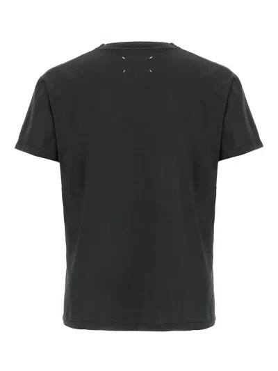 Maison Margiela Numeric Signature Mm6 T-shirt Black In Black