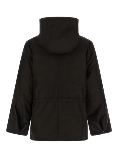 Yves Salomon Technical Black 2-in-1 Parka With Removable Mink Fur Lining In Black