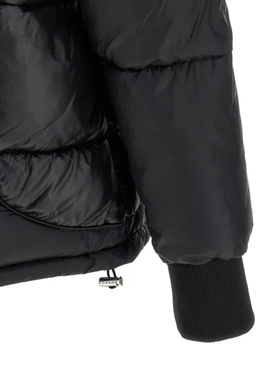 Philipp Plein Logo Patch Down Jacket In Black