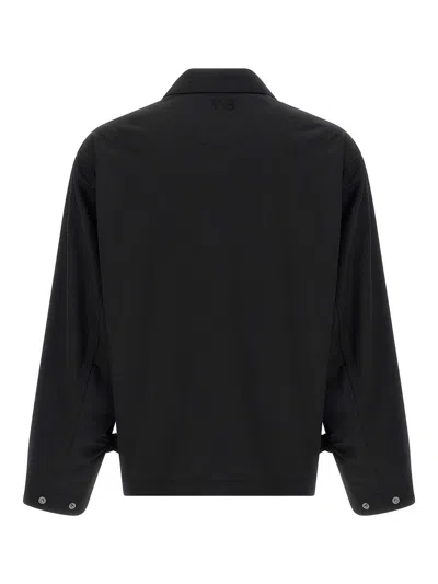 Y-3 Bluson Overshirt In Black