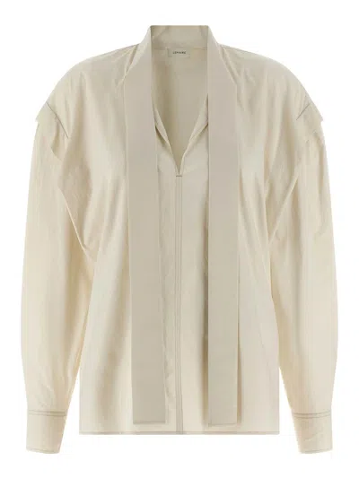 Lemaire Ascot Blouse In Neutral