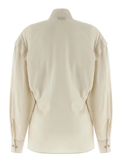 Lemaire Ascot Blouse In Neutral