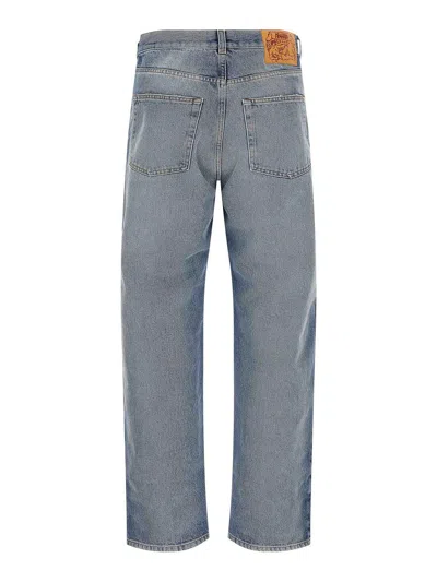 Magliano Five-pocket Denim Trousers Featuring Belt Loops In Blue
