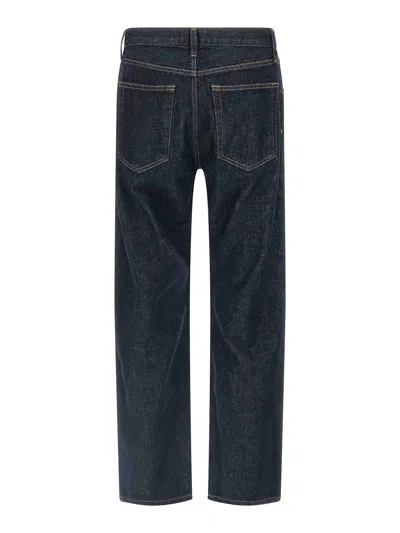 Agolde Magnus Buttoned Jeans In Blue