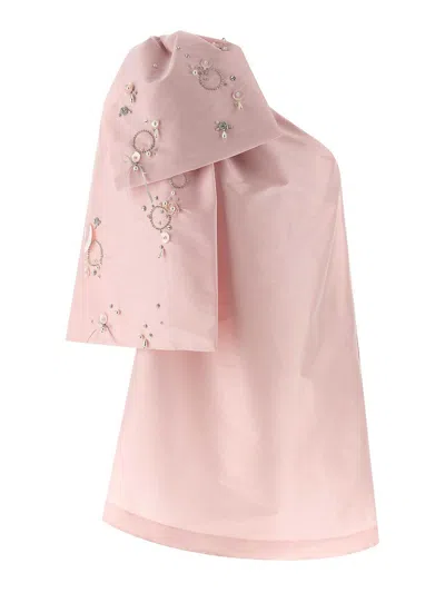 Bernadette Winnie Bow-detail Mini Dress In Pink