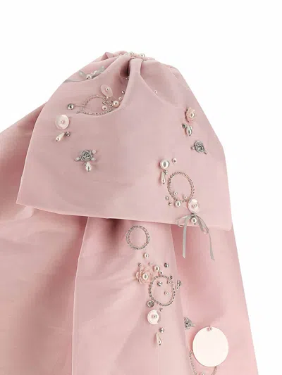 Bernadette Winnie Bow-detail Mini Dress In Pink