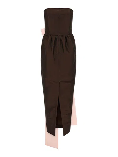 Bernadette 'lina' Dress In Brown