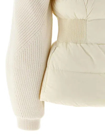 Mackage Logo Patch Balloon Sleeve Foxy Jacket In Neutral