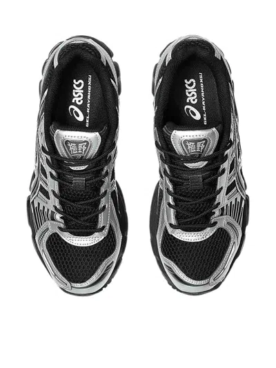 Asics Mens Gel Kayano 12 Woven Trainers Black Graphite Grey In Black