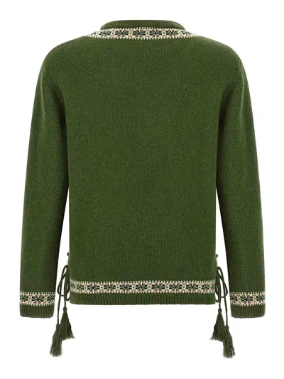 Bode Sweater In Green