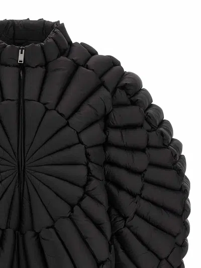 Raxxy Quilted Zip-front Padded Jacket In Multi