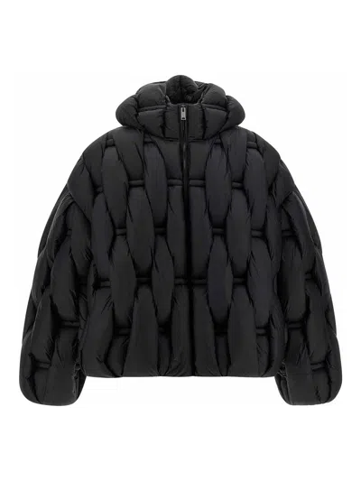 Raxxy 3d Down Jacket Puffer Jackets Black In Animal Print