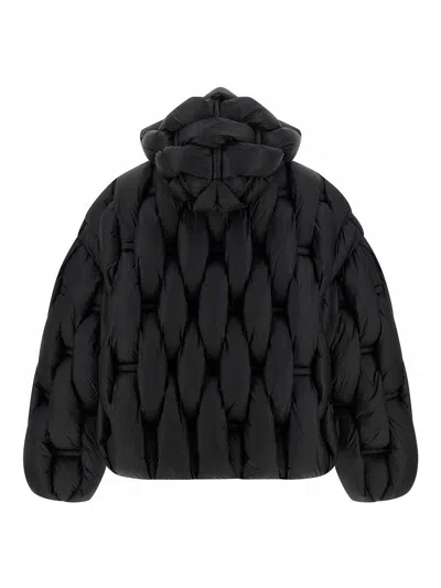 Raxxy 3d Down Jacket Puffer Jackets Black In Animal Print