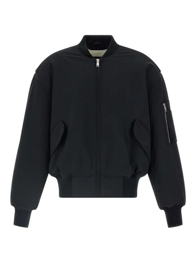 Entire Studios Broad Bomber Jacket In Animal Print