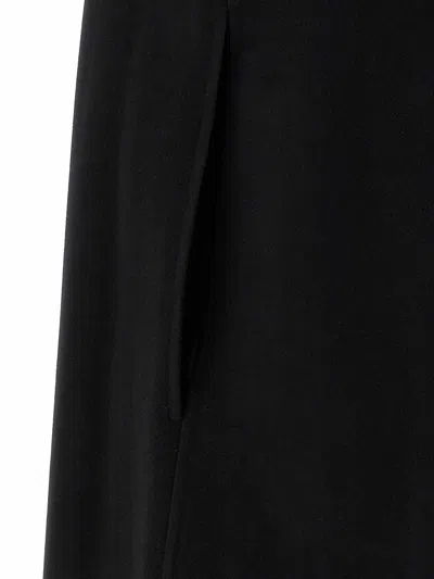 Federica Bonifaci Crew-neck Cape In Black