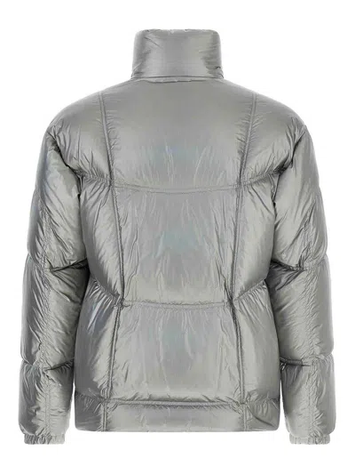 Laminar Metallic Shield Down Jacket With Titanium Coating Clothing In Silver