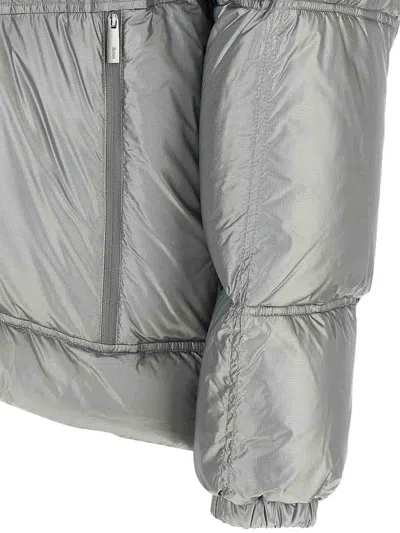 Laminar Metallic Shield Down Jacket With Titanium Coating Clothing In Silver