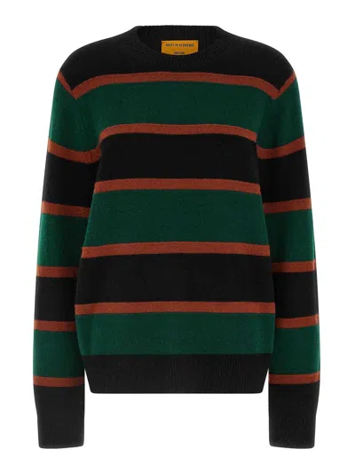Guest In Residence Striped Crew-neck Sweater In Multi