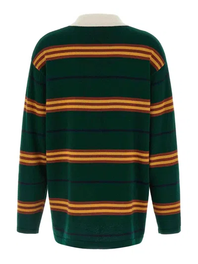 Guest In Residence 'rugby' Cashmere Sweater In Green