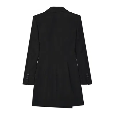 Dsquared2 Black Viscose Cocktail Dress In Animal Print