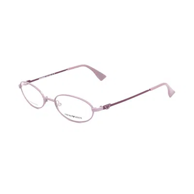 Emporio Armani Purple Stainless Steel Frames In Purple