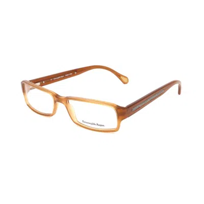 Ermenegildo Zegna Brown Plastic Frames In Multi