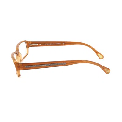 Ermenegildo Zegna Brown Plastic Frames In Multi