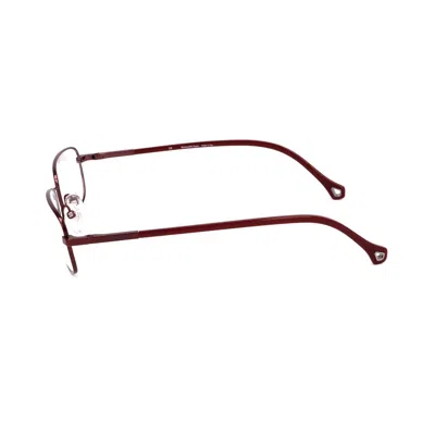 Ermenegildo Zegna Red Metal Frames In Metallic