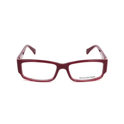 Ermenegildo Zegna Red Plastic Frames In Red